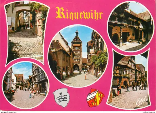 A5772 France Riquewihr multi view souvenir