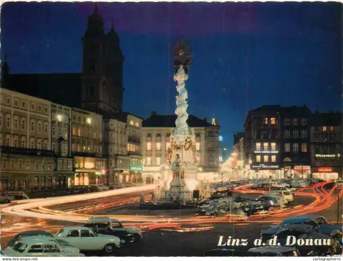 A5772 Austria Linz an der Donau bi Nacht
