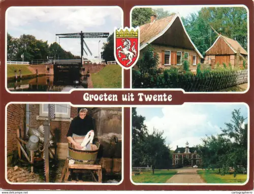 A5769 Netherlands Groeten uit Twente several sights and views