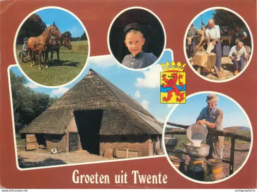 A5769 Netherlands Groeten uit Twente different views