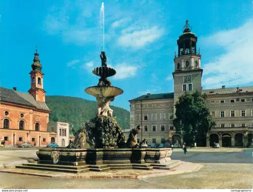 A5769 Austria Salzburg Residenzbrunnen mit Glokenspiel