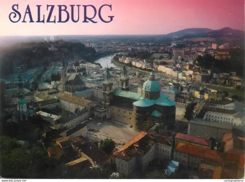 A5769 Austria Salzburg night panorama