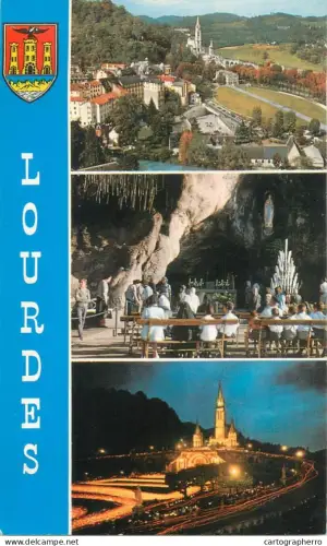 A5769 France Lourdes Hautes Pyrenees souvenir multi view