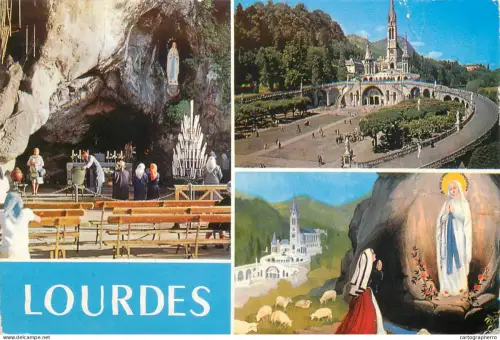 A5769 France Lourdes Hautes Pyrenees multi view souvenir