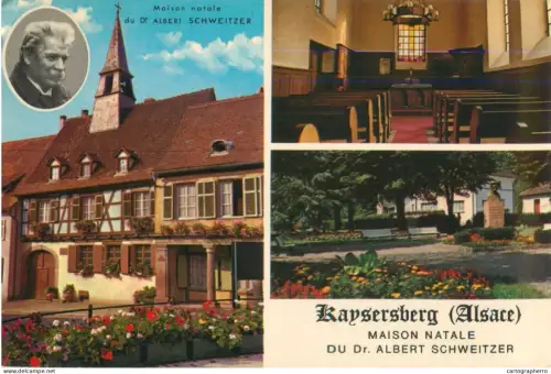 A5768 France Alsace  Kaysersberg Maison Natale du Dr Albert Schweitzer multi view