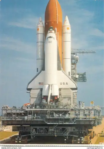 A6210 NASA Space Exploration Photo Postcard Space Shuttle Columbia before its fourth flight