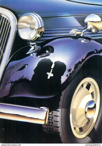 A6210 Photographic art postcard depicting a vintage car by Nigel Tidman