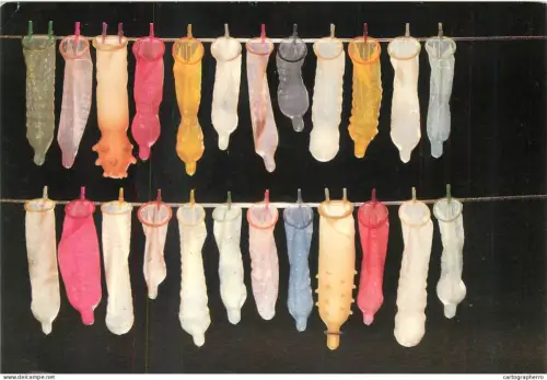 A6210 Various type of condoms "Concept" by Charles Papavoine 1987