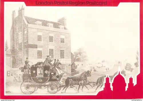 A6209 London Postal Region commemorates "Mail Coaching Inns," featuring the "Quicksilver" mailcoach