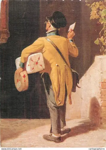 A6209 Der Briefbote im Rosenthal (The Postman in Rosenthal) by Carl Spitzweg