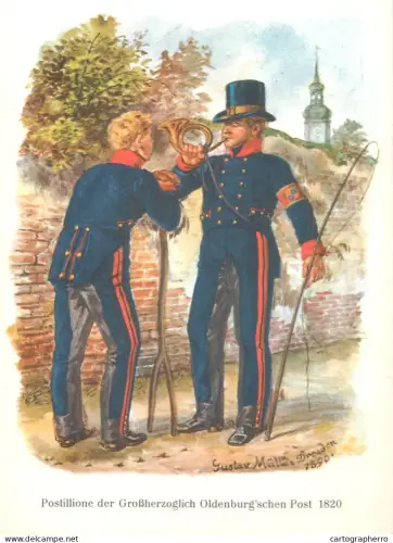A6209 Postilions of the Grand Duchy of Oldenburg in 1820
