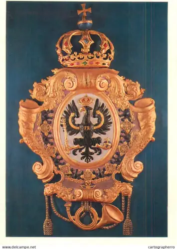 A6209 Postcard depicting enamel sign for a "Königlich Württembergisches Postamt" (Royal Württemberg Post Office)