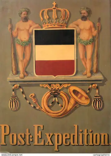 A6209 Historical postal sign from the Bundespostmuseum in Frankfurt am Main
