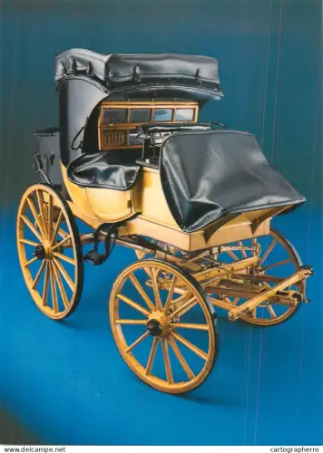 A6209 "Zweisitziger Postwagen der Reichspost nach 1871" (two-seater post carriage of the Imperial Post after 1871)
