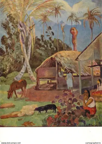 A6208 Gauguin - Black pigs