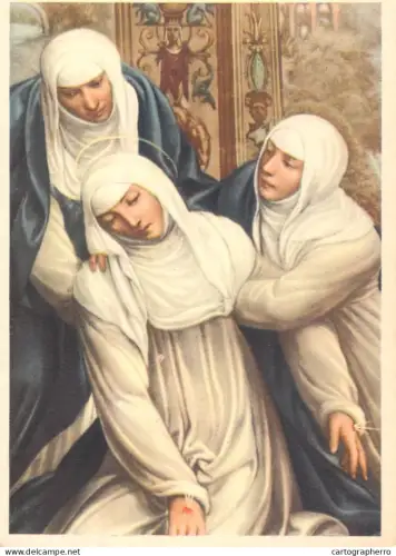 A6208 Saint Catherine of Siena fainting after receiving the stigmata Sodoma