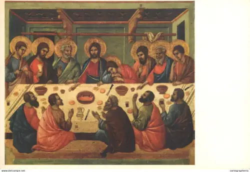 A6208 The Last Supper by the Italian artist Duccio di Buoninsegna