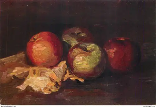 A6208 "Natura morta" (Still Life with Apples) by Achille Funi