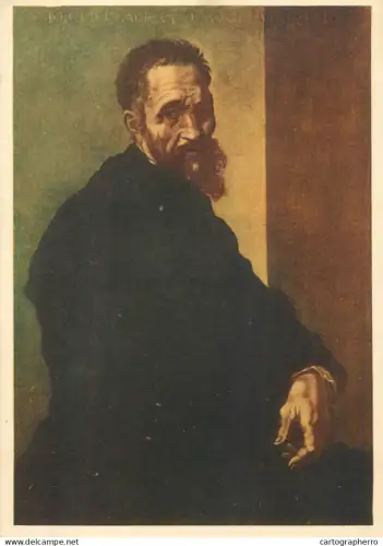 A6208 Portrait of the renowned Italian Renaissance artist Michelangelo Buonarroti
