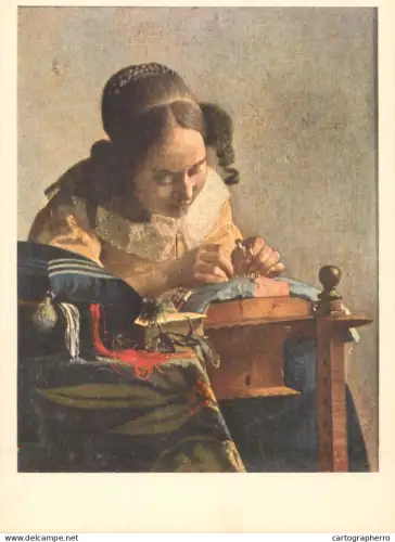 A6207 The Lacemaker by Johannes Vermeer