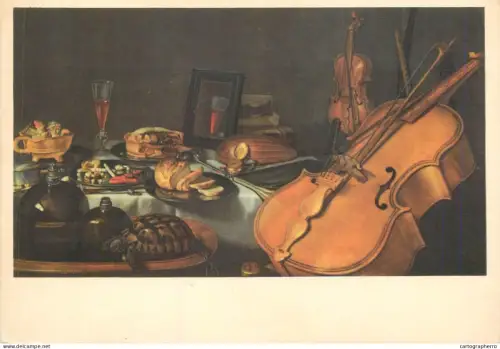 A6207 Still Life with Musical Instruments by Dutch Golden Age painter Pieter Claesz