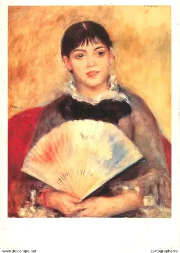A6207 Auguste Renoir - Girl with a fan
