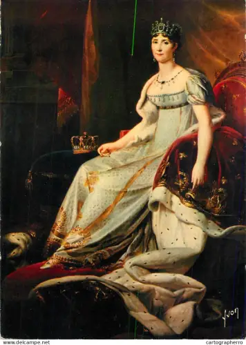 A6207 Portrait of Joséphine de Beauharnais first wife of Napoleon Bonaparte and Empress of the French Robert Lefèvre