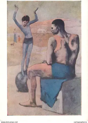 A6207 "Girl on a Ball" Acrobate à la boule by Pablo Picasso