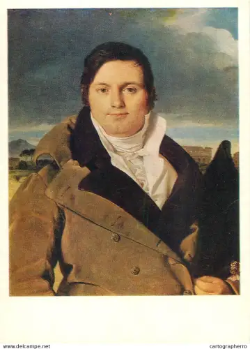 A6207 Portrait of Joseph-Antoine Moltedo - French Neoclassical artist Jean-Auguste-Dominique Ingres