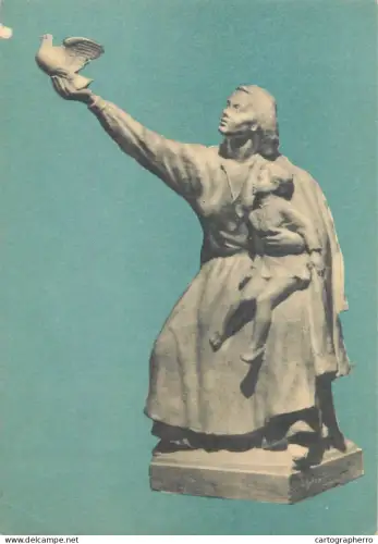 A6207 "Pace" (Peace) by Romanian artist Ion Jalea