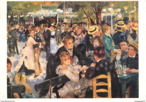 A6207 "Bal du moulin de la Galette" (Dance at Le Moulin de la Galette) by Pierre-Auguste Renoir