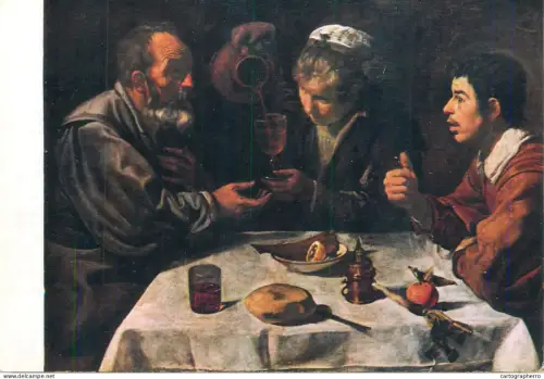 A6207 The Breakfast by Diego Velazquez