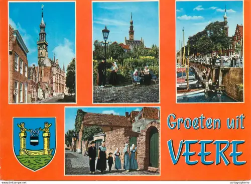 A5767 Netherlands Groeten uit Veere multi view