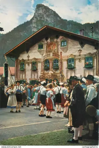 A5767 Germany Oberammergau Pilatushaus mit Kofel