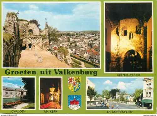 A5767 Netherlands Groeten uit Valkenburg different sights