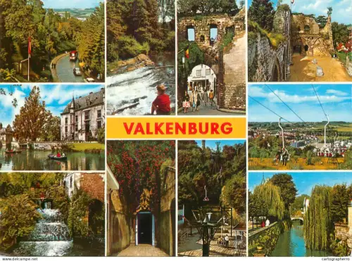A5767 Netherlands Groeten uit Valkenburg several sights