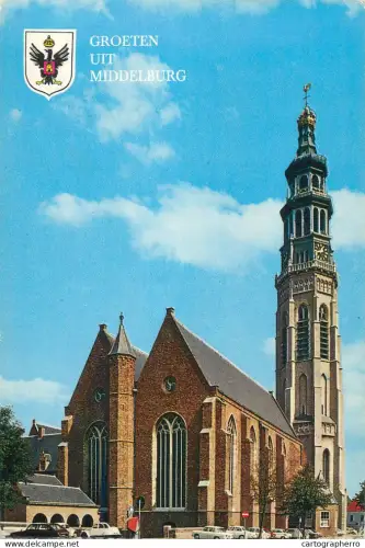 A5767 Netherlands Middelburg Lange Jan met nieuwe kerk