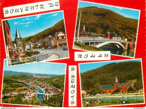 A5766 Belgium Souvenir de Bohan sur Semois several views