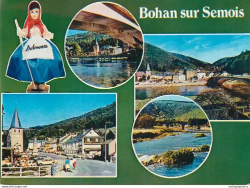 A5766 Belgium Bohan sur Semois several views