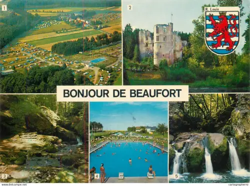 A5766 Luxembourg Bonjour de Beaufort multi view souvenir