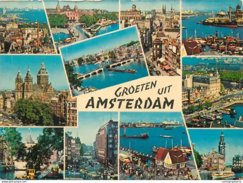 A5766 Netherlands Groeten uit Amsterdam multi view