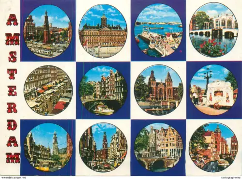 A5766 Netherlands Amsterdam souvenir multi view