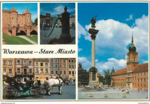 A5765 Poland Warsaw Stare Miasto multi view