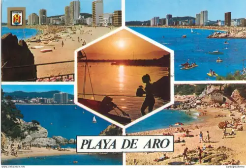 A5765 Spain Costa Brava Platja d'Aro several sights