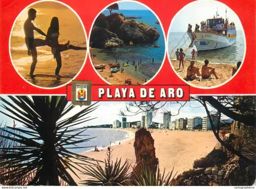A5765 Spain Costa Brava Platja d'Aro different aspects and views