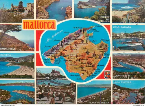 A5765 Spain Mallorca multi view and map