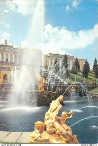 A5750 Russia St Petersburg Peterhof Samson fountain