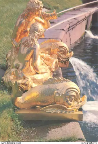 A5750 Russia St Petersburg Peterhof Siren fountain detail view