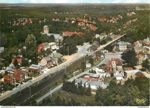 A5749 Belgium Heide Kalmthout Heide Statie aerial view