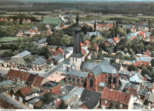 A5749 Belgium Oelegem centrum aerial view